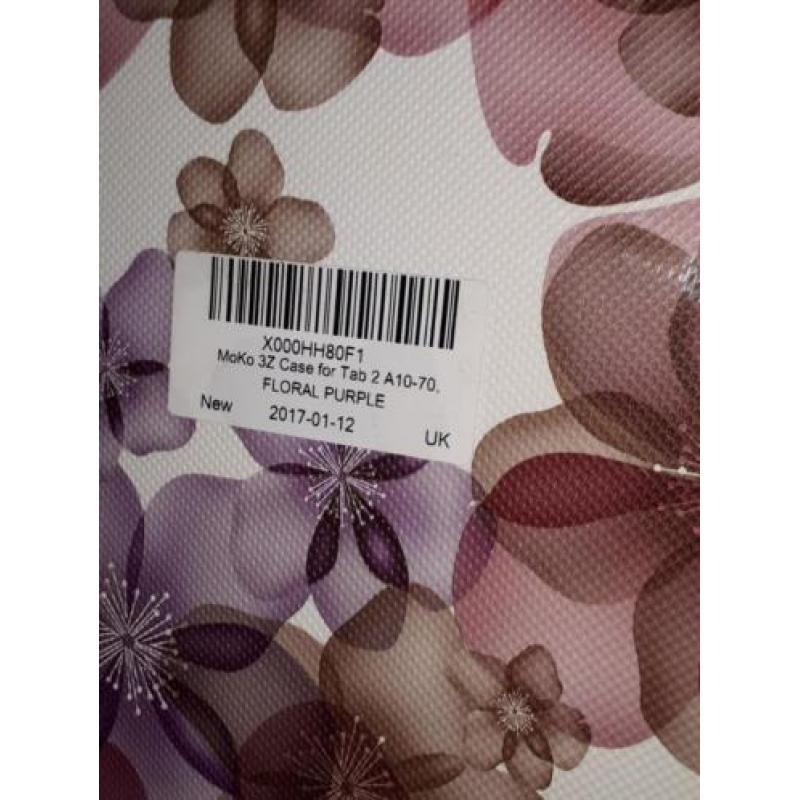 Partij van 46 tablet hoezen tab 2 A10-70 floral purple Moko