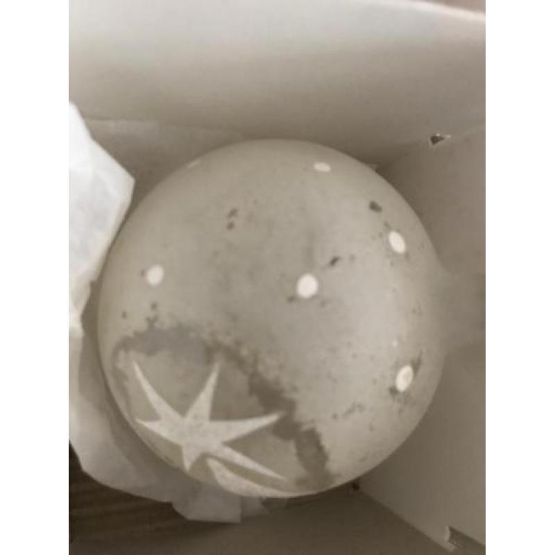 Doos met 6 leuke kerstballen (onbreekbaar)