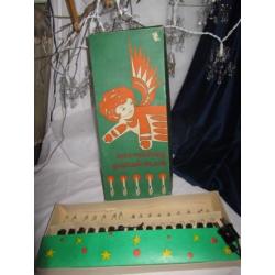 Vintage kerst kaarsverlichting voor kerstboom
