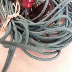 Antieke kerstlampjes in Bakeliet houder