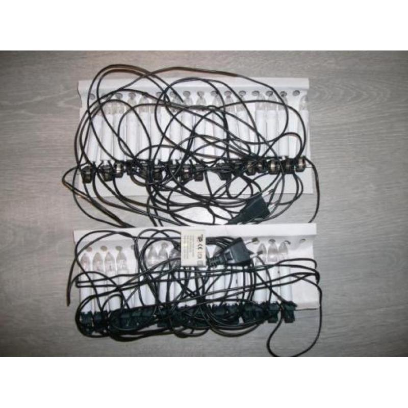 Partij Kaarsverlichting 17 x 16 Lampjes met clip /kerst 17 x