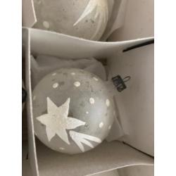 Doos met 6 leuke kerstballen (onbreekbaar)
