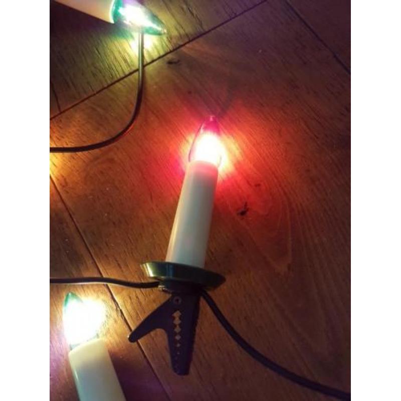 Kerstverlichting met gekleurde lichtjes, prima staat