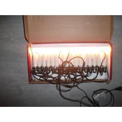 Partij Kaarsverlichting 17 x 16 Lampjes met clip /kerst 17 x