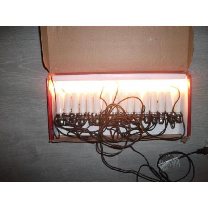 Partij Kaarsverlichting 17 x 16 Lampjes met clip /kerst 17 x