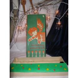 Vintage kerst kaarsverlichting voor kerstboom