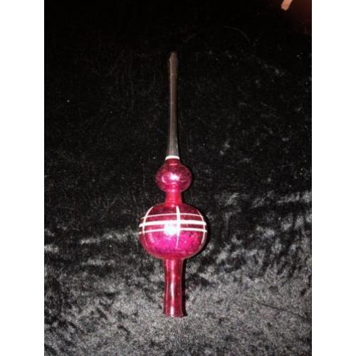 Antieke gekleurde kerstboompiek