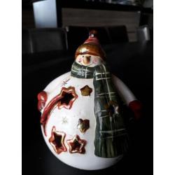 Kerstfiguren waxine lichtjes