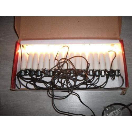 Partij Kaarsverlichting 17 x 16 Lampjes met clip /kerst 17 x