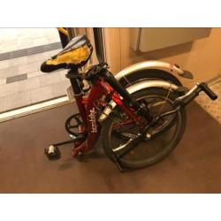 Rode vouwfiets Bizobike fiets