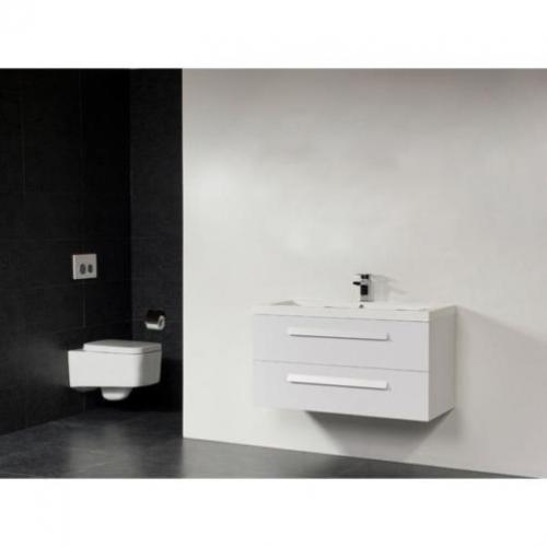 Saniclass Foggia badmeubelset 100cm 1 kraangat wit