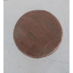 Poef Leuke vintage De Sede jaren 60 bruin leren poef naaibox