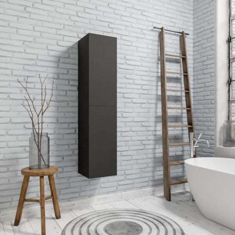 Hoge badkamerkast opbergkast 160x35x35 gratis geleverd