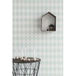 ferm living harlequin wiebertjes behang mint