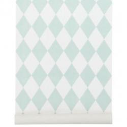 ferm living harlequin wiebertjes behang mint