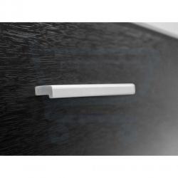 Saniclass Ancona badmeubel met spiegel 58x47cm black diamond