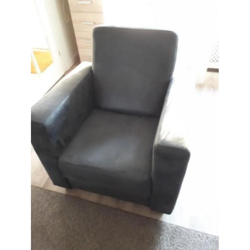 2 fauteuils grijs