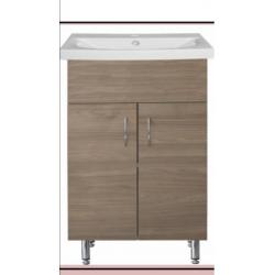 Nieuw badmeubel (wastafelmeubel) select eiken of wit