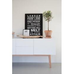 Scandinavisch dressoir wit (Kasten & dressoirs)