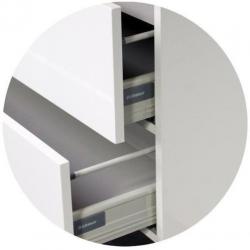 Saniclass Corestone 13 badmeubelset 100cm Wit 2 kraangaten