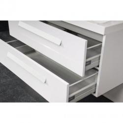 Saniclass Foggia badmeubelset 100cm 1 kraangat wit