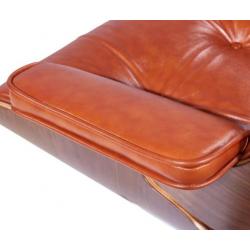 Eames Lounge Chair XL Set Cognac Leer | Gratis Montage !