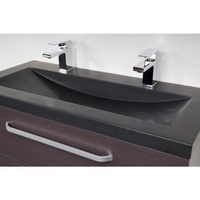 Saniclass Corestone 13 badmeubelset 100cm Wit 2 kraangaten