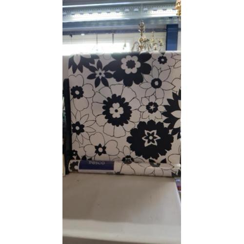Behang flower power zwart wit nieuw