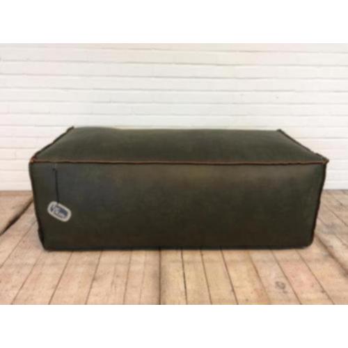 BePure poef ARMYGREEN / Be Pure hocker Rodeo serie in 3kl