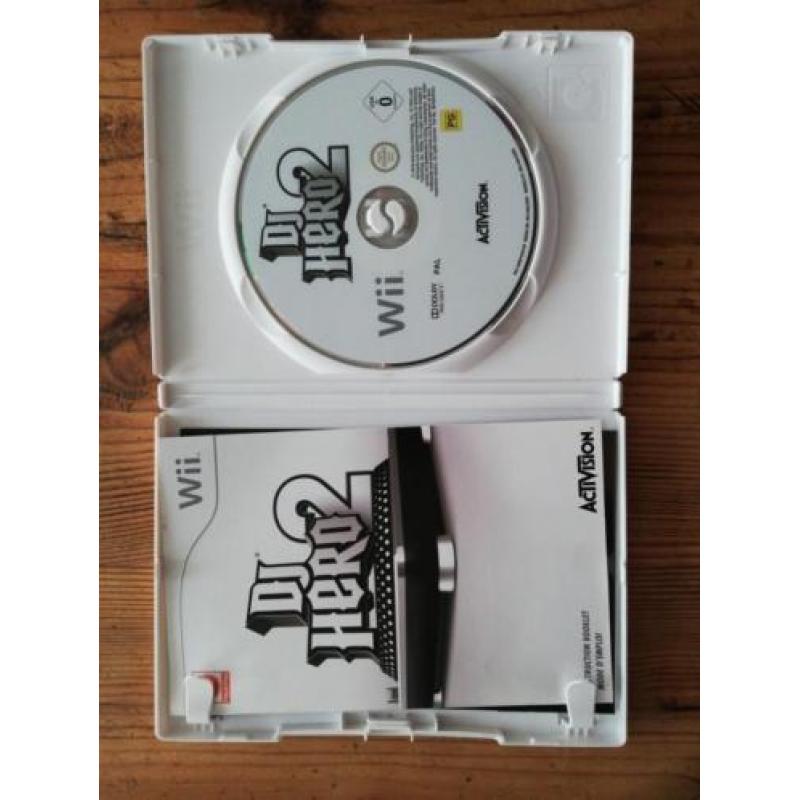 Wii Dj hero 1 + 2 + draaitafel