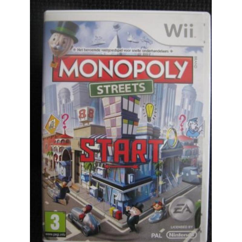Wii spellen. o.a:Kuifje, Shrek, Just dance, Fifa, Monopoly
