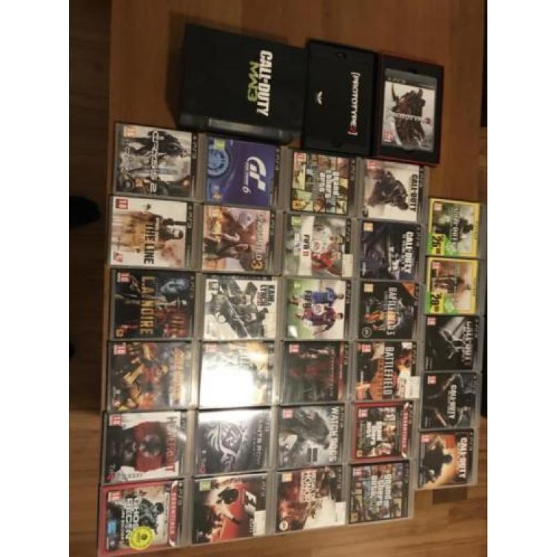 PlayStation 3 Fat line 80GB met 31 games
