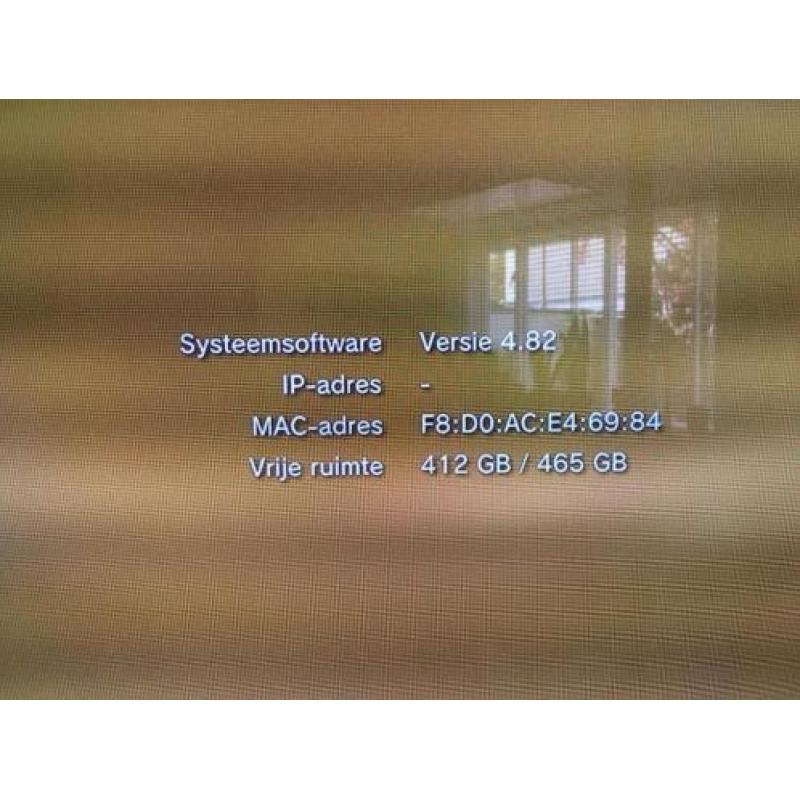 PS3 slimline met interne harddisk 465gb