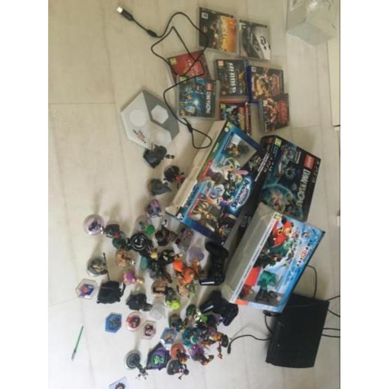 PlayStation 3 joystick 2 stuks, games, poppetjes