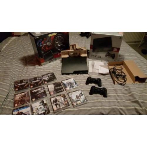 PlayStation 3 320GB met 2 controllers + 11 spellen