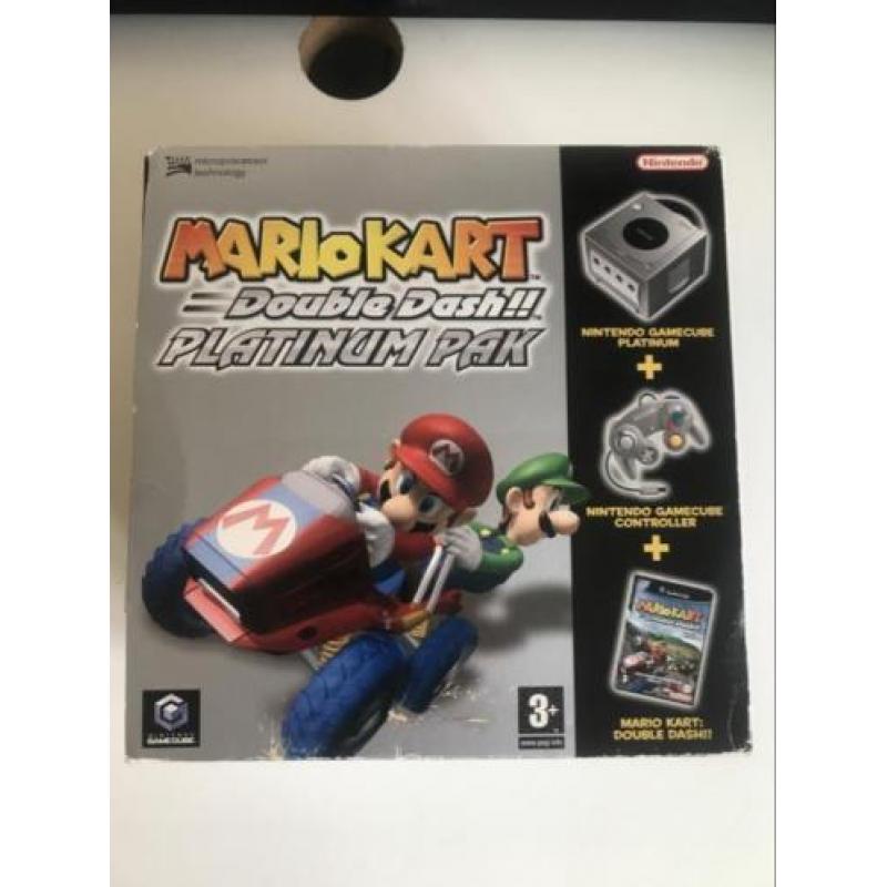 Nintendo GameCube Mario kart double dash platinum pak