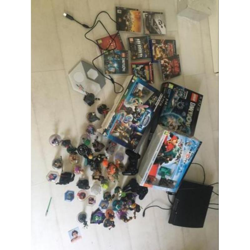 PlayStation 3 joystick 2 stuks, games, poppetjes