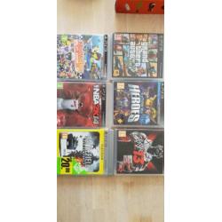 Ps3, 3 controllers, 9 games, incl buzz tv and active 2