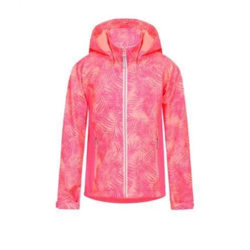 Icepeak Taila softshell jack roze (meisjes) maat 152