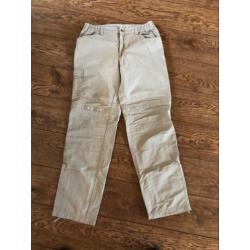 Tenson afritsbroek kleur kaki maat 54